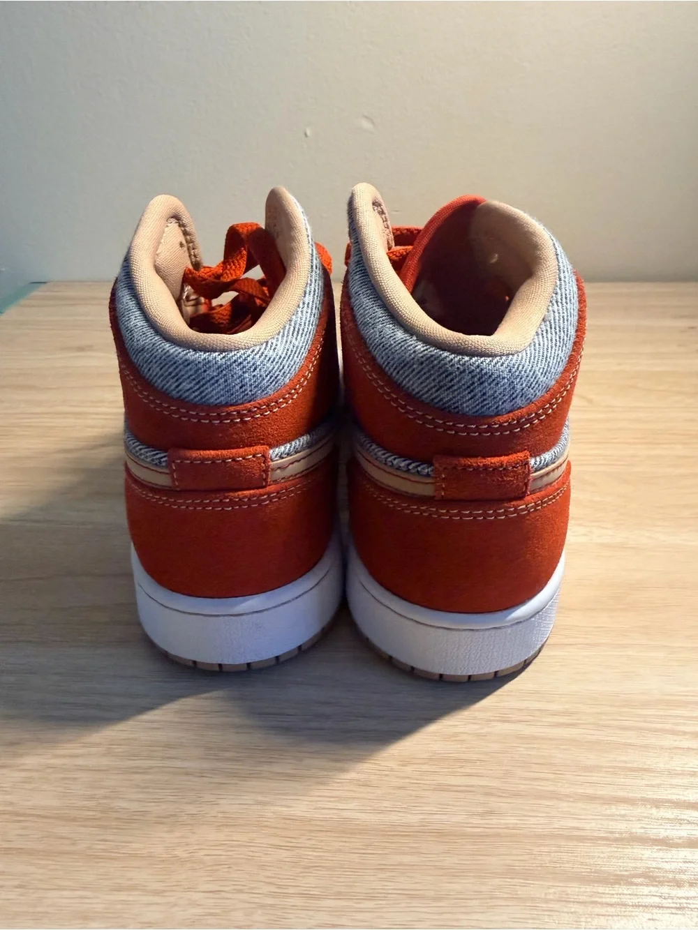 Nike Air Jordan 1 High Top - Orange, Light Blue, Tan